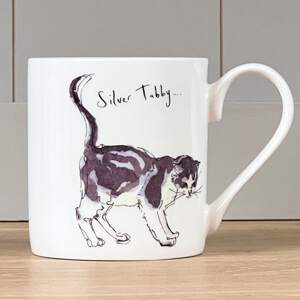 Madeleine Floyd Silver Tabby Mug